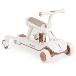 Byox Kinderroller Cornet 6 in 1 Multifunktionsroller Rutscher Musik Becherhalter weiß