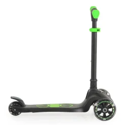 Byox Kinderroller Lamborghini 3 Räder klappbar PU-Räder ABEC-7 LED-Räder Bremse grün
