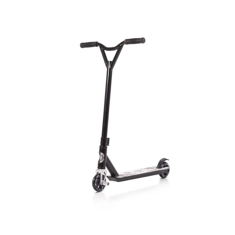 Byox Kinderroller Stunter Aluminium PU Räder ABEC-9 Lenker 360° drehbar Bremse schwarz