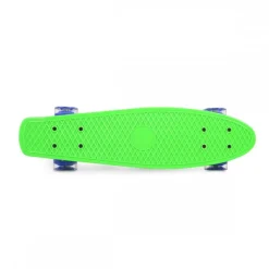Byox Kinder Skateboard Spice LED 22 Zoll, Aluminium Achse, 80A 45mm, ABEC-7 hellgrün