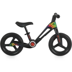 Byox Laufrad Foldy 12 Zoll, PU-Reifen, klappbar, verstellbarer Sitz, bis 35 kg schwarz