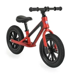 Byox Laufrad Jogger 12 Zoll, Luftreifen bis 50 kg Stahllenker Anti-Rutsch-Griffe rot