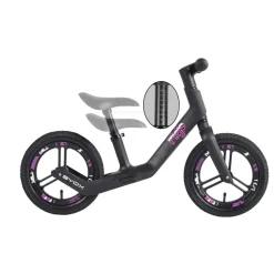 Byox Laufrad Mojo 12 Zoll Räder, Lufträder, Lenker und Sattel verstellbar rosa