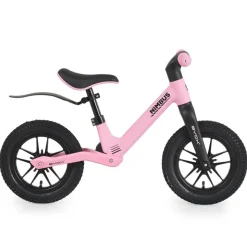 Byox Laufrad Nimbus 12 Zoll Luftreifen Sitz verstellbar Leuchträder Schutzblech rosa