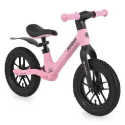 Byox Laufrad Nimbus 12 Zoll Luftreifen Sitz verstellbar Leuchträder Schutzblech rosa