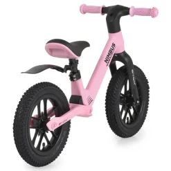 Byox Laufrad Nimbus 12 Zoll Luftreifen Sitz verstellbar Leuchträder Schutzblech rosa