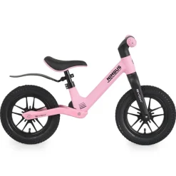 Byox Laufrad Nimbus 12 Zoll Luftreifen Sitz verstellbar Leuchträder Schutzblech rosa