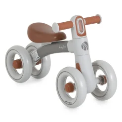 Byox Laufrad RollyBoo 10 Zoll EVA-Reifen Stoßdämpfer Beleuchtung 4 Räder braun