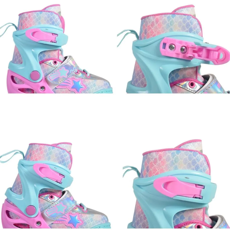 Byox Rollschuhe Ariel, leuchtende PU-Rollen, ABEC-5 Lager, Größe L (38-41)