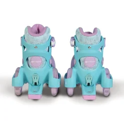 Byox Rollschuhe Beetle Größe XS 26-29, PU-Rollen, ABEC-5 Lager, Stopper hinten lila