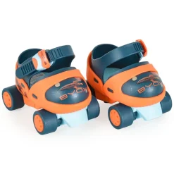 Byox Rollschuhe Scooper Skates Bremse vier Räder Kunststoffrollen ab 3 Jahren blau