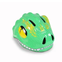 Byox Schutzhelm Y27 Dino Gr S 48 - 54 cm, einstellbar, 4 Löcher, LED-Beleuchtung grün