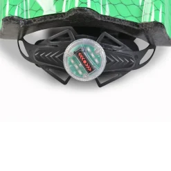 Byox Schutzhelm Y27 Dino Gr S 48 - 54 cm, einstellbar, 4 Löcher, LED-Beleuchtung grün