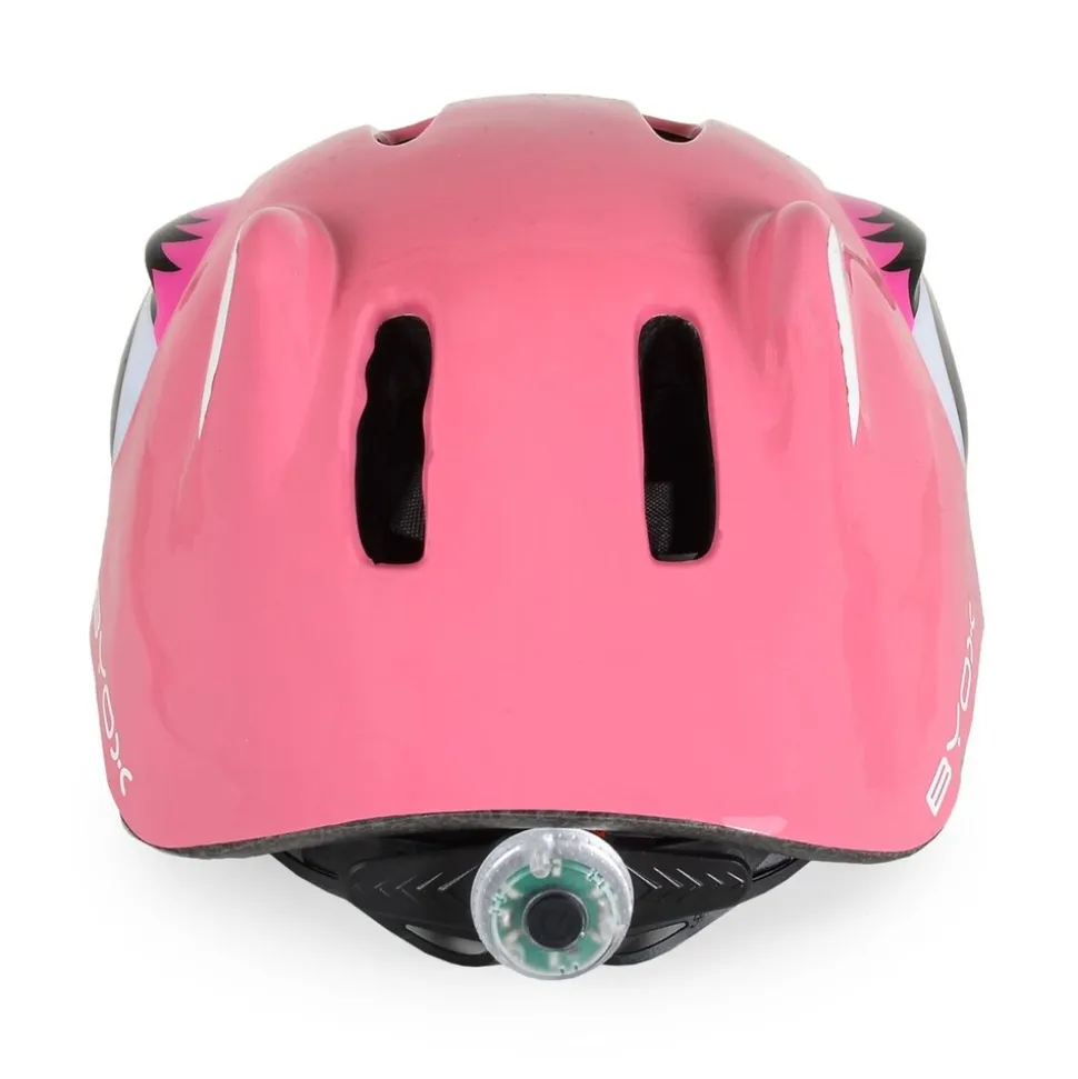 Byox Schutzhelm Y26 Kati Größe S 48 - 54 cm einstellbar 4 Löcher LED-Beleuchtung pink