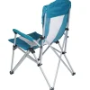 Campingstuhl MCW-L50, Klappstuhl Anglerstuhl Regiestuhl, waschbar Schutzhülle Stahl Stoff/Textil ~ türkis