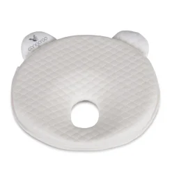 Cangaroo Babykissen Pooh ergonomisch 27 x 24 x 3 cm, Memory-Schaum, ab Geburt weiß