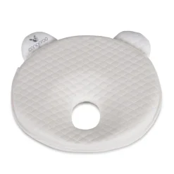 Cangaroo Babykissen Pooh ergonomisch 27 x 24 x 3 cm, Memory-Schaum, ab Geburt weiß