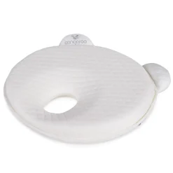 Cangaroo Babykissen Pooh ergonomisch 27 x 24 x 3 cm, Memory-Schaum, ab Geburt weiß