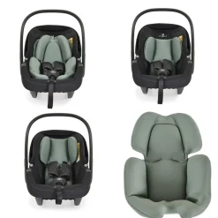 Cangaroo Babyschale Macan i-Size (40 - 83cm) Gruppe 0+, verstellbare Kopfstütze grün