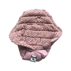Cangaroo Fußsack Cuddle, für Kinderwagen Thermofleece wasserdicht Reißverschluss rosa