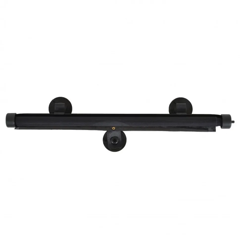 Cangaroo Kinder Autofenster-Sonnenrollo 40,5 x 45 cm drei Saugknöpfe, mit Motiv schwarz