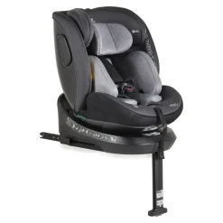 Cangaroo Kindersitz Hoku i-Size (40-150cm) Gruppe 0+/1/2/3, Isofix, Stützfuß grau