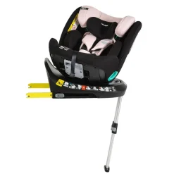 Cangaroo Kindersitz i-Protect i-Size (40-150cm) Gruppe 0+/1/2/3 Stützfuß Isofix rosa
