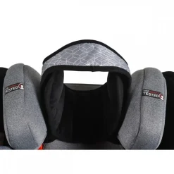 Cangaroo Kindersitz-Kopfstütze Shelter ergonomisch Kopfschutz für Auto Kopfgurt grau
