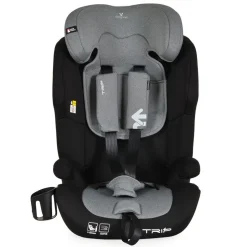 Cangaroo Kindersitz Trip i-Size (76-150cm) Isofix verstellbare Kopfstütze Gurt grau