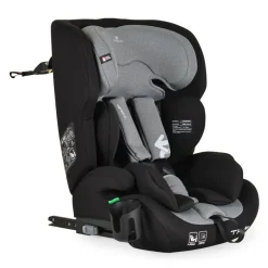 Cangaroo Kindersitz Trip i-Size (76-150cm) Isofix verstellbare Kopfstütze Gurt grau