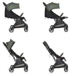 Cangaroo Kinderwagen Buggy easy Fold Alu Sonnendach verstellbar, faltbar, Korb grün