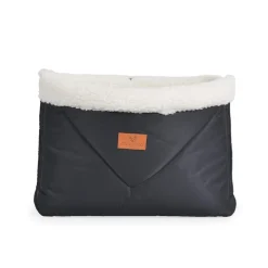 Cangaroo Kinderwagen-Handwärmer Luxe, Handmuff für Kinderwagen mit Verschluss schwarz