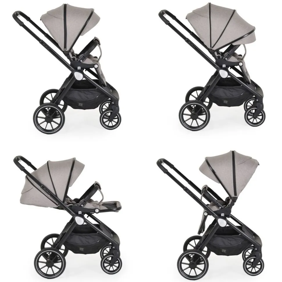 Cangaroo Kombikinderwagen 3 in 1 Christiano Babywanne Babyschale klappbar Tasche beige
