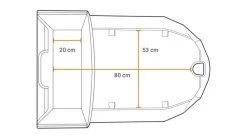 Cargo Einlegeplatte Zweisitzer