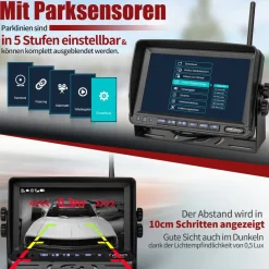 CARMATRIX DUO Solar Rückfahrsystem 7