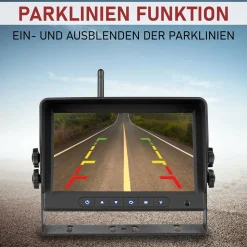 CARMATRIX HD Funk Rückfahrsystem Digital für LKW Wohnmobil Auto Transporter 7
