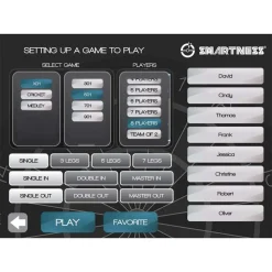 Carromco Turbo Charger 4.0 Smart Connect Dartboard