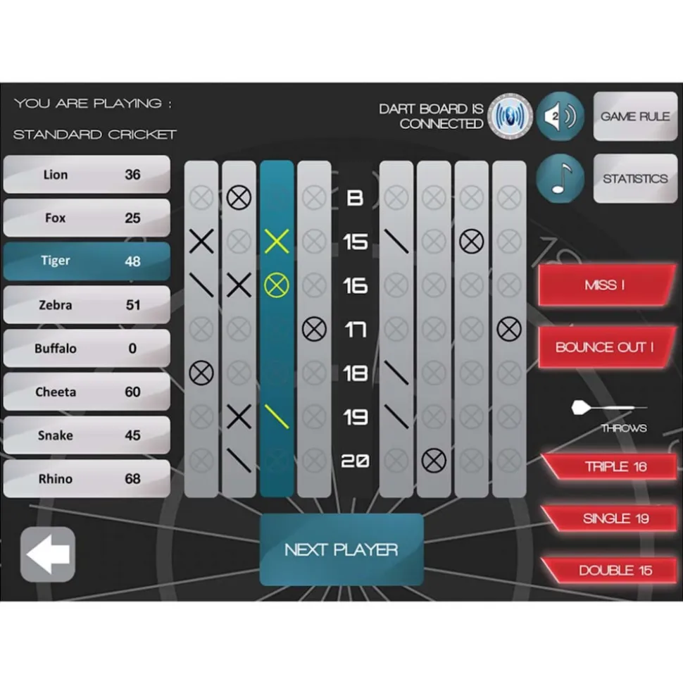 Carromco Turbo Charger 4.0 Smart Connect Dartboard