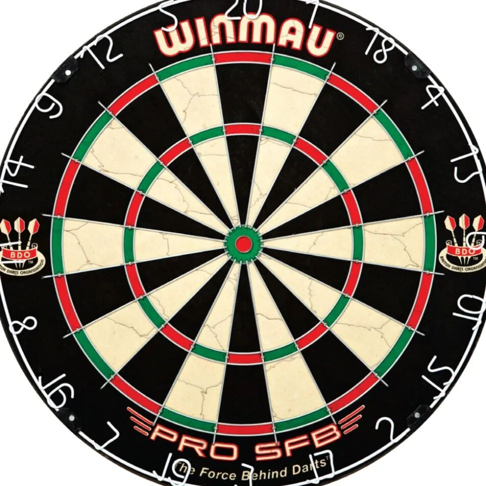 Carromco WINMAU STEELDARTBOARD PRO SFB, BRISTLE