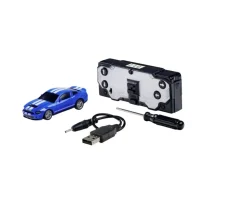 Carson 1:60 Nano Racer Ford Mustang Shelby GT500 blau