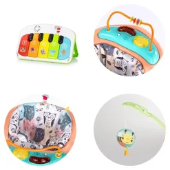 Chipolino Hopser Jumpy Joy Musik Licht Tiere Hängespielzeug Motorikspielzeug rosa
