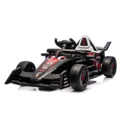 Chipolino Kinder Elektroauto Rennwagen Formel E Porsche Fernbedienung Hupe Musik schwarz