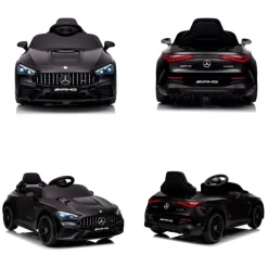 Chipolino Kinder Elektroauto Mercedes AMG CLE 53 Fernbedienung Stoßdämpfer LED schwarz