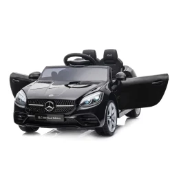 Chipolino Kinder Elektroauto Mercedes Benz SLC300 Fernbedienung MP3 Bluetooth schwarz
