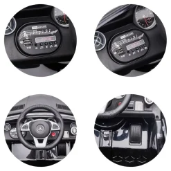 Chipolino Kinder Elektroauto Mercedes Benz SLC300 Fernbedienung MP3 Bluetooth schwarz