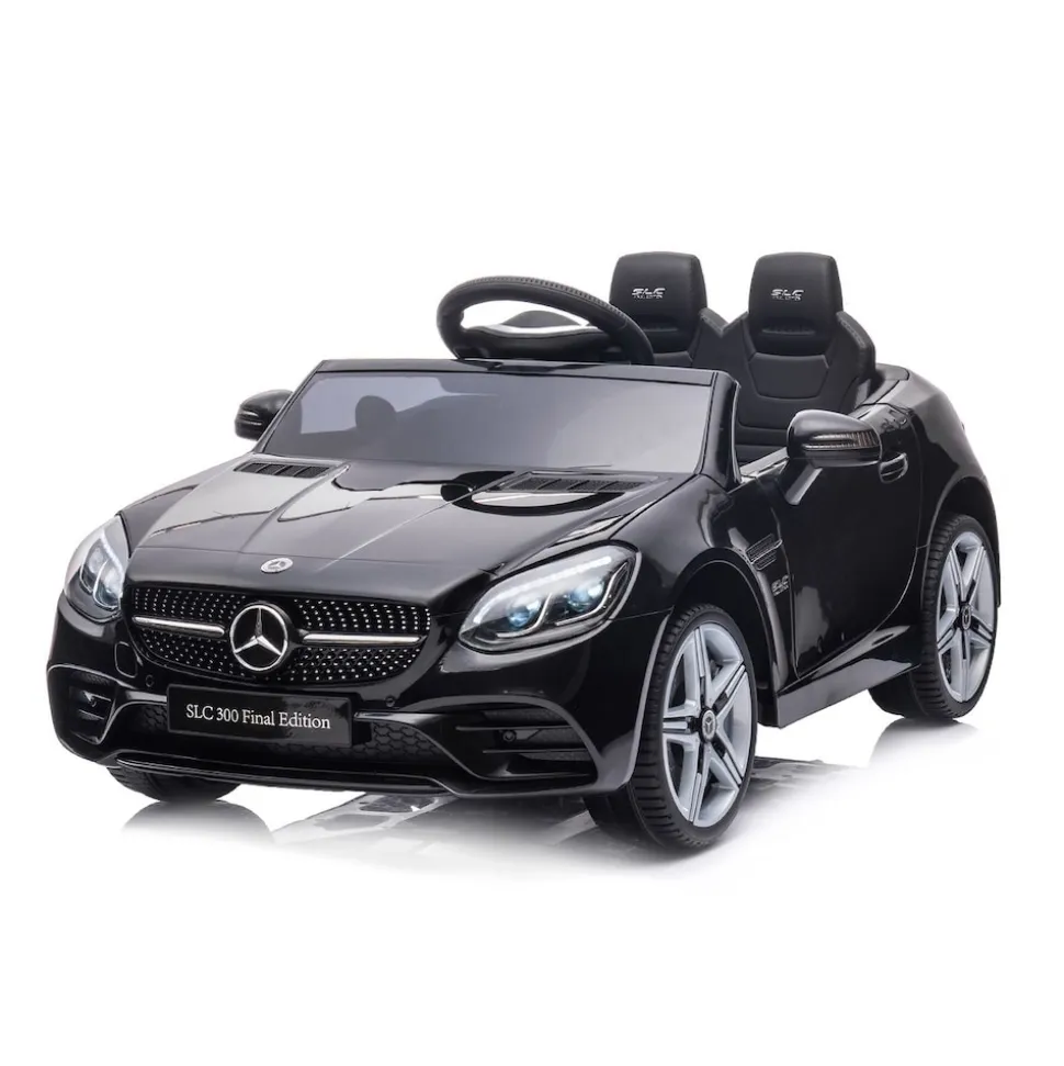 Chipolino Kinder Elektroauto Mercedes Benz SLC300 Fernbedienung MP3 Bluetooth schwarz