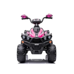Chipolino Kinder Elektroquad ATV Speed Licht Musik 2 Motoren Fußpedal bis 35 kg rosa