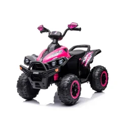 Chipolino Kinder Elektroquad ATV Speed Licht Musik 2 Motoren Fußpedal bis 35 kg rosa