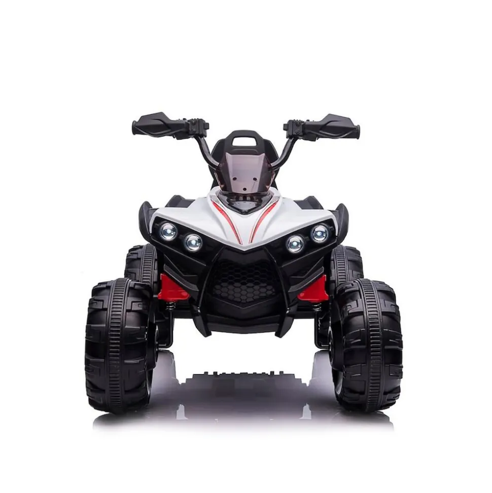 Chipolino Kinder Elektroquad ATV FX Sport, MP3-Anschluss, 2 Motoren, Lichter weiß