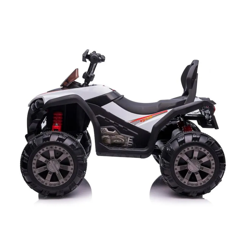 Chipolino Kinder Elektroquad ATV FX Sport, MP3-Anschluss, 2 Motoren, Lichter weiß